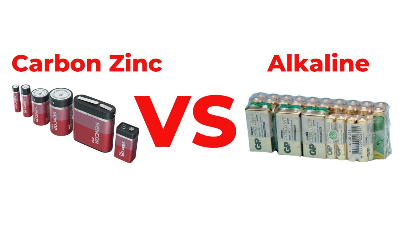 How Do Carbon Zinc Batteries Compare to Alkaline Batteries?